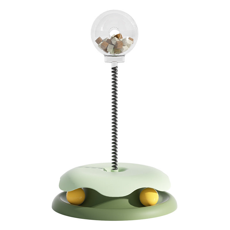 2-in-1 Cat Treat & Toy Turntable