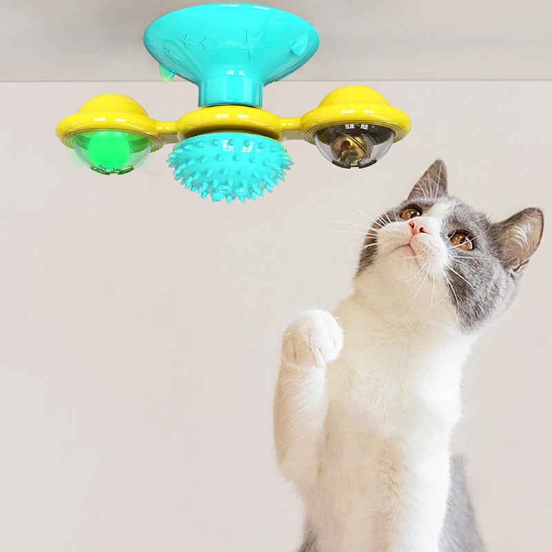 Rotating Windmill Cat Toy