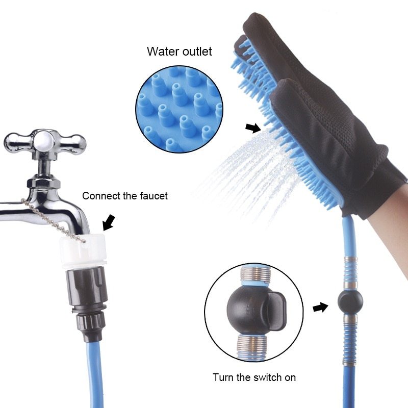Handheld Pet Bathing Shower Tool