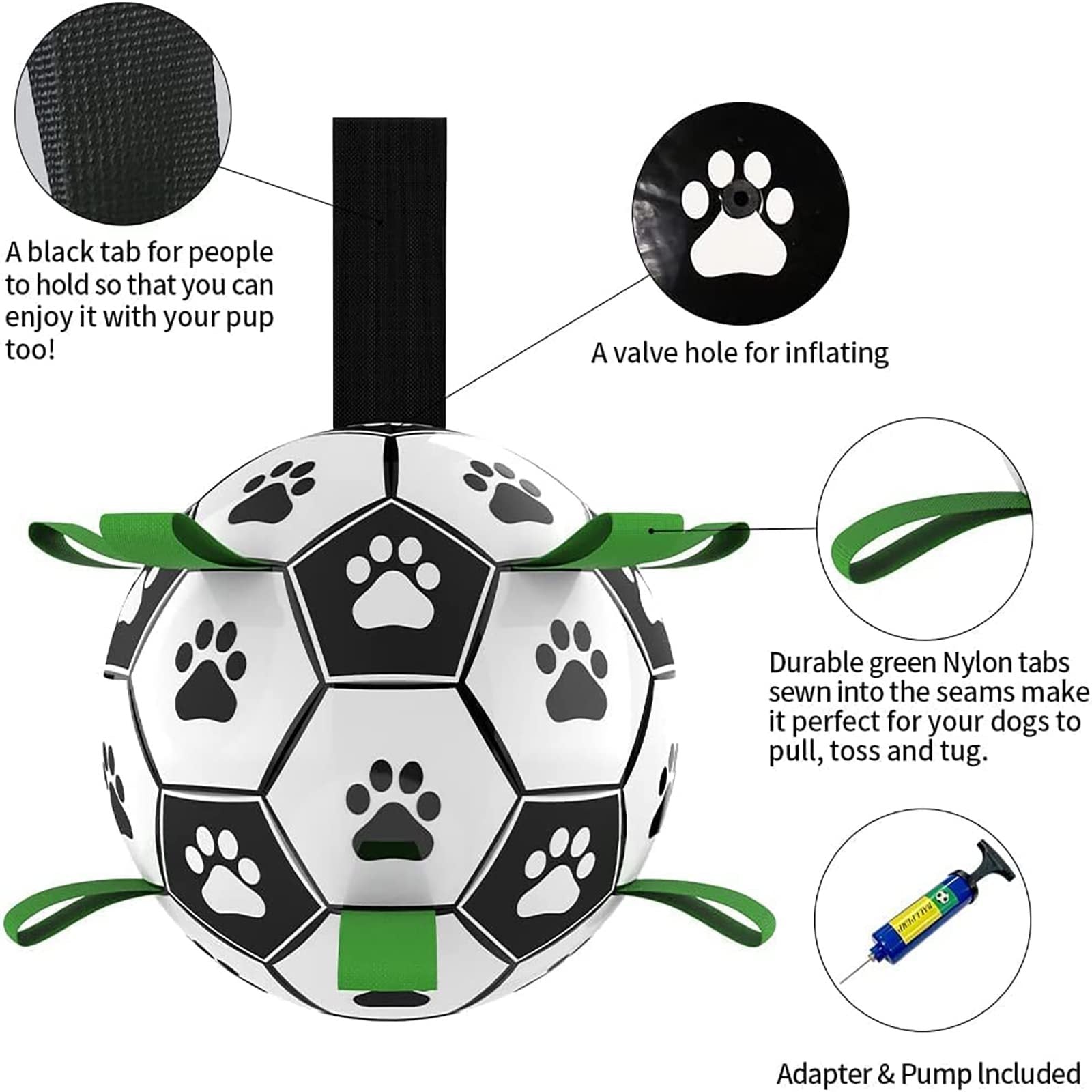 Interactive Dog Soccer Ball Toy