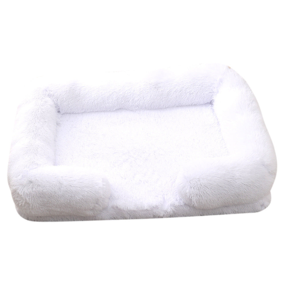 Plush Cozy Winter Pet Bed