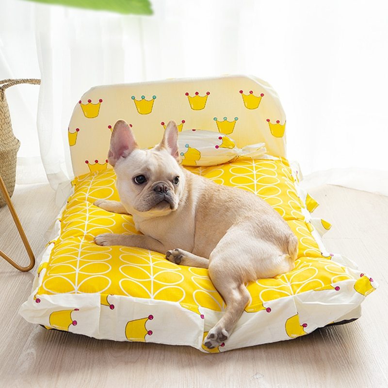 Teddy Plush Small Dog Bed