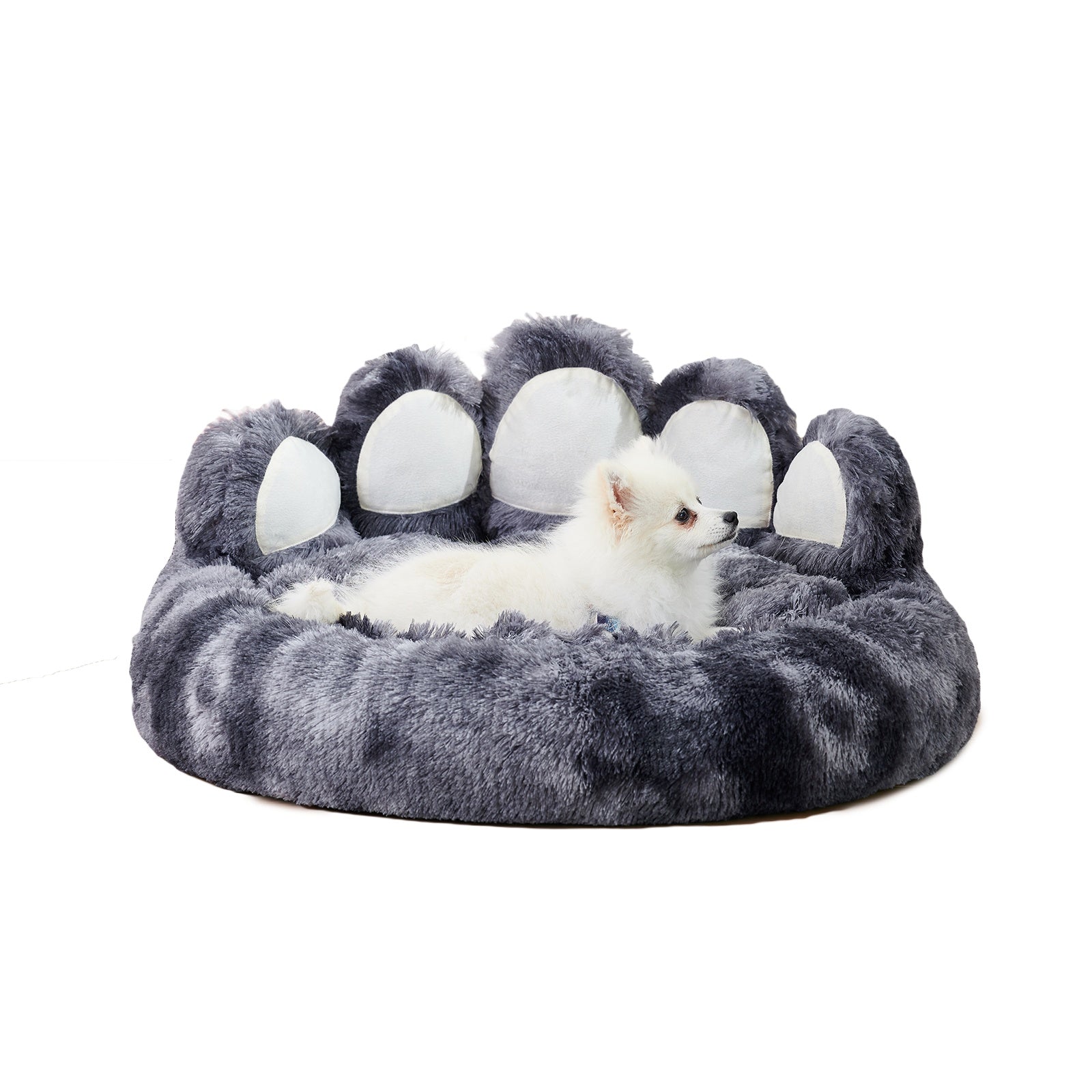 Plush Bear Paw Pet Bed