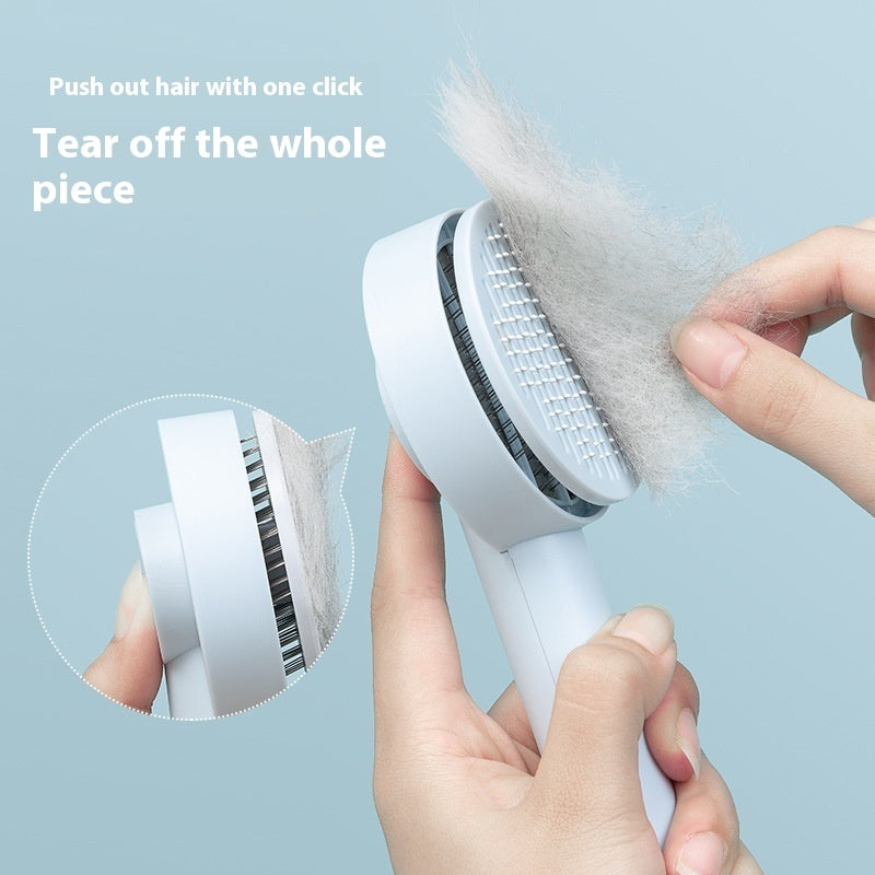 Self-Cleaning Pet Hair Comb
