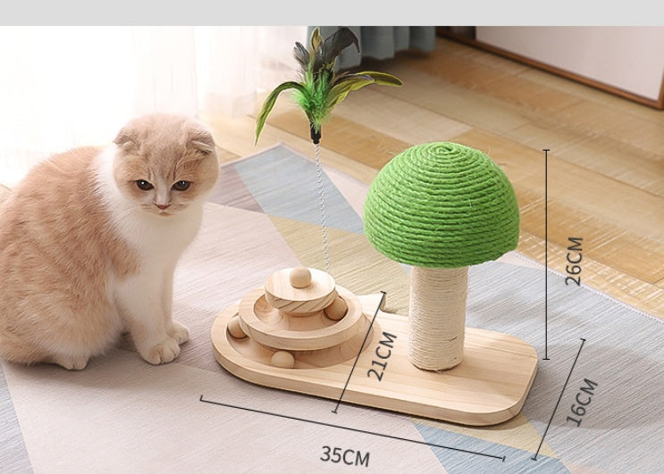Cat Tree Scratching Post with Toys