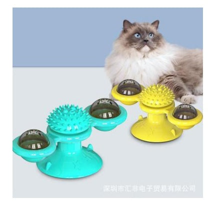 Rotating Windmill Cat Toy