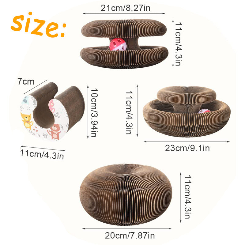 Magnetic Folding Cat Scratch Board