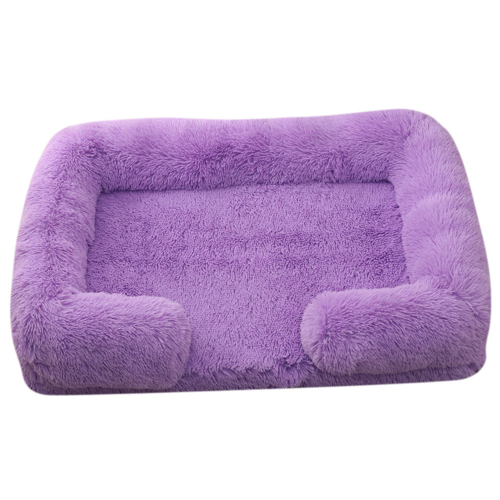 Plush Cozy Winter Pet Bed