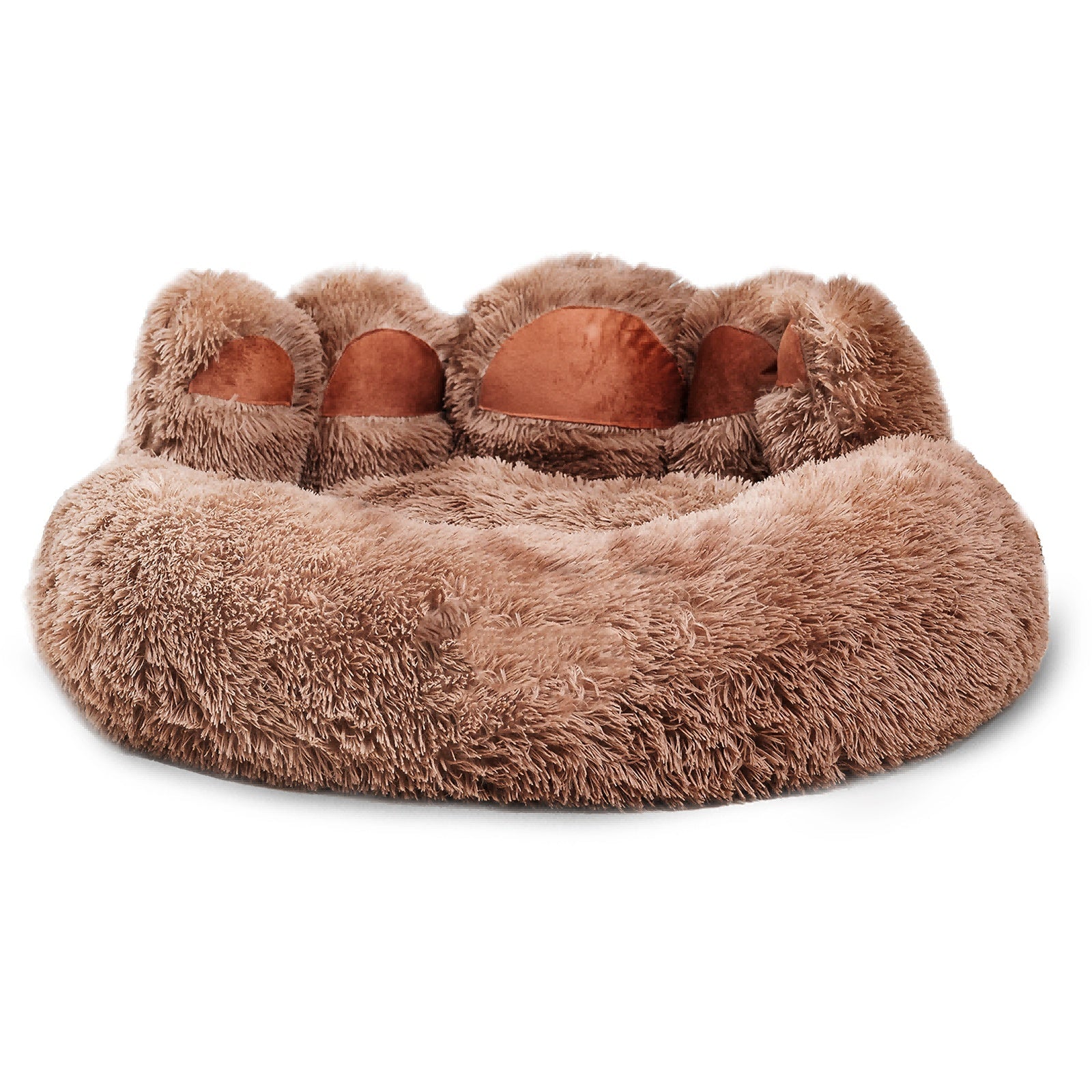 Plush Bear Paw Pet Bed