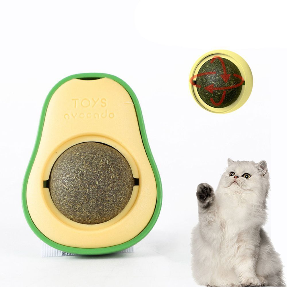 Avocado Catnip Teeth Cleaning Toy