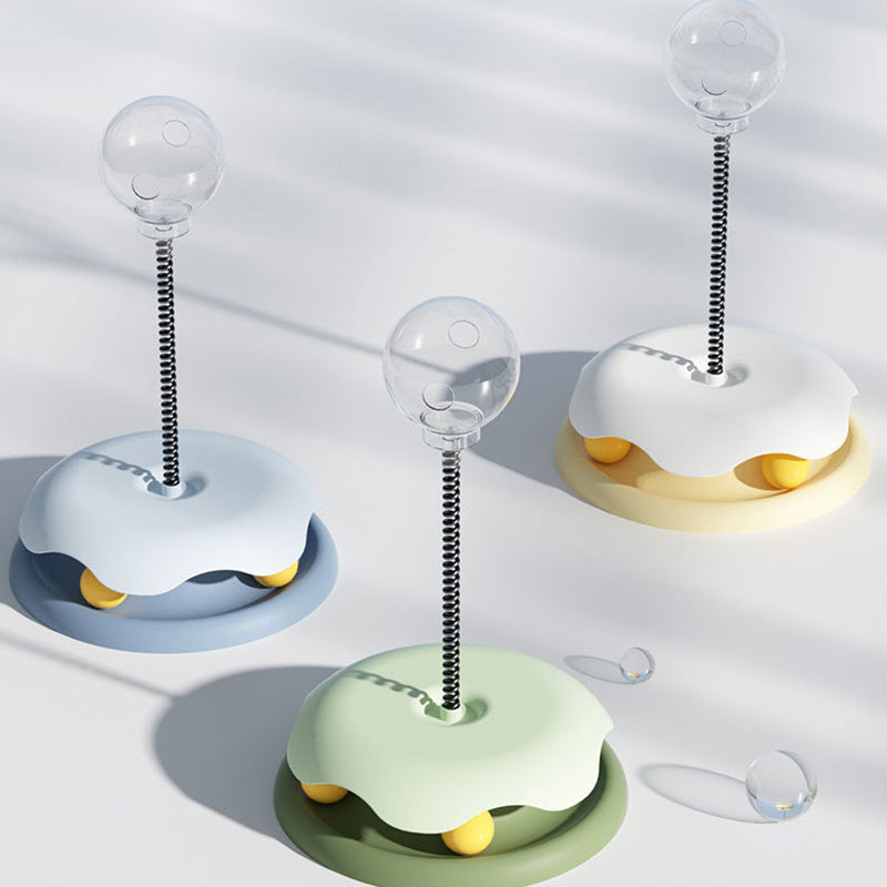 2-in-1 Cat Treat & Toy Turntable