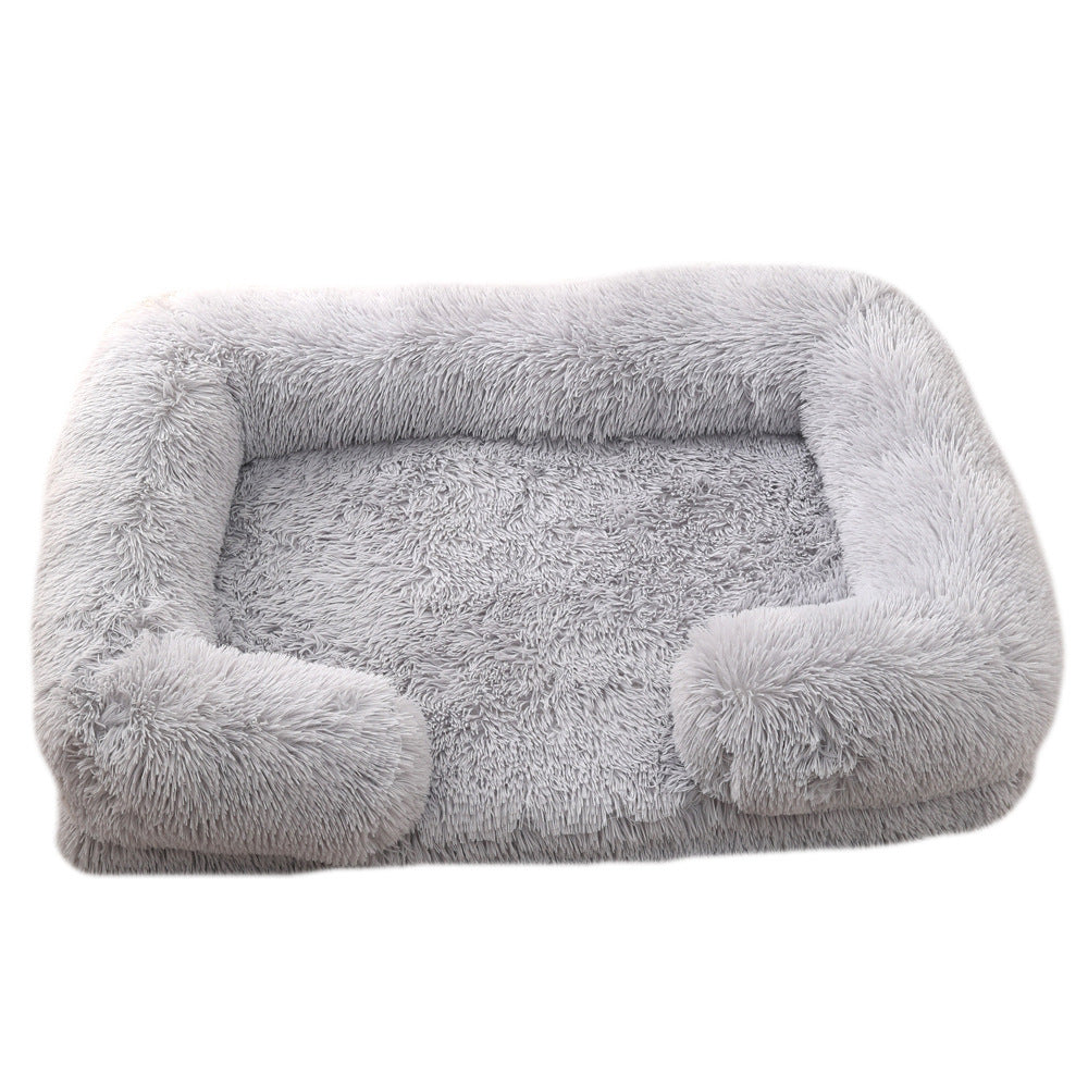 Plush Cozy Winter Pet Bed
