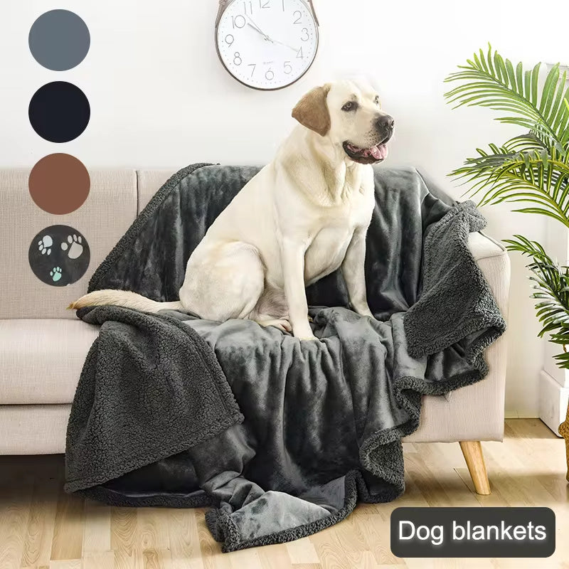 Sherpa Flannel Pet Blanket