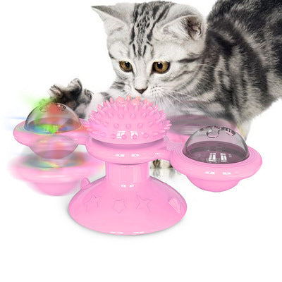 Rotating Windmill Cat Toy
