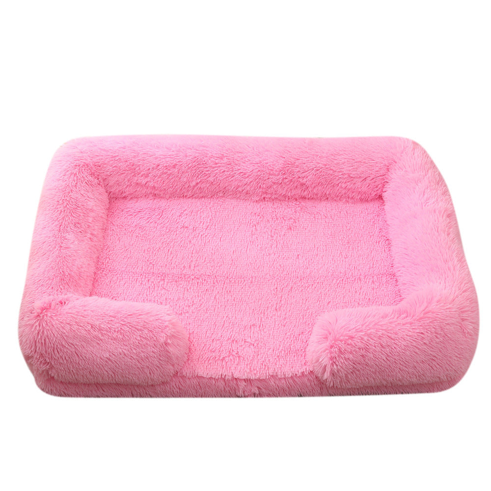 Plush Cozy Winter Pet Bed