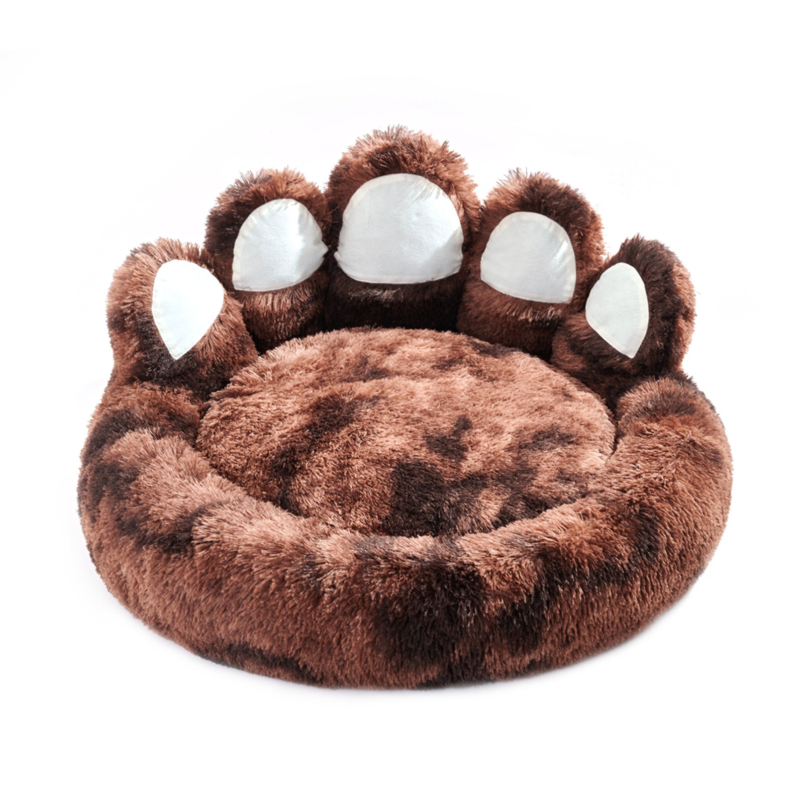 Plush Bear Paw Pet Bed