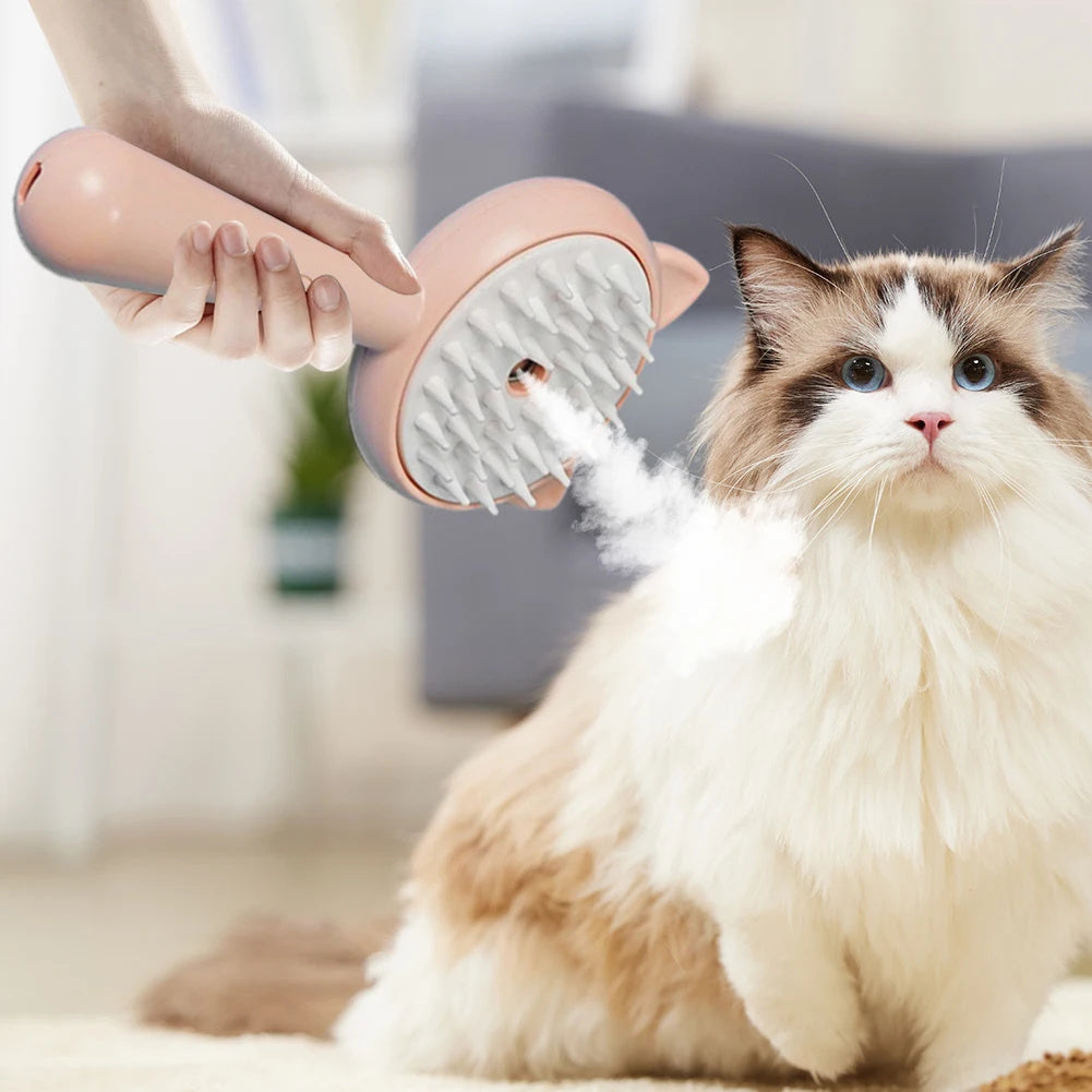 Self-Cleaning Pet Grooming Brush
