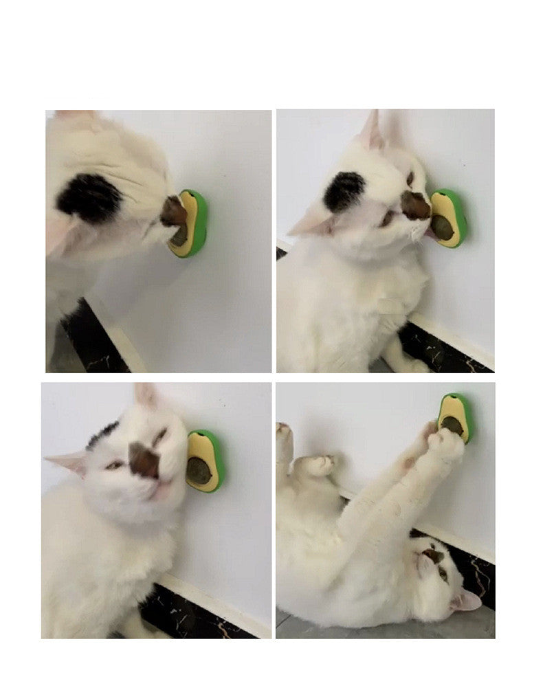 Avocado Catnip Toy with 360° Spin