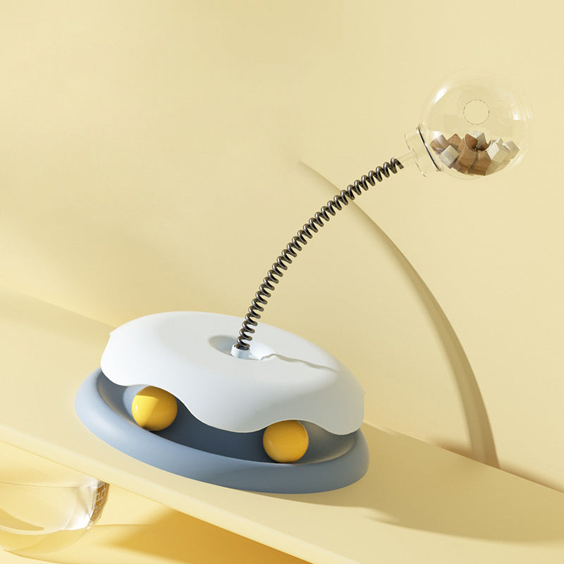 2-in-1 Cat Treat & Toy Turntable