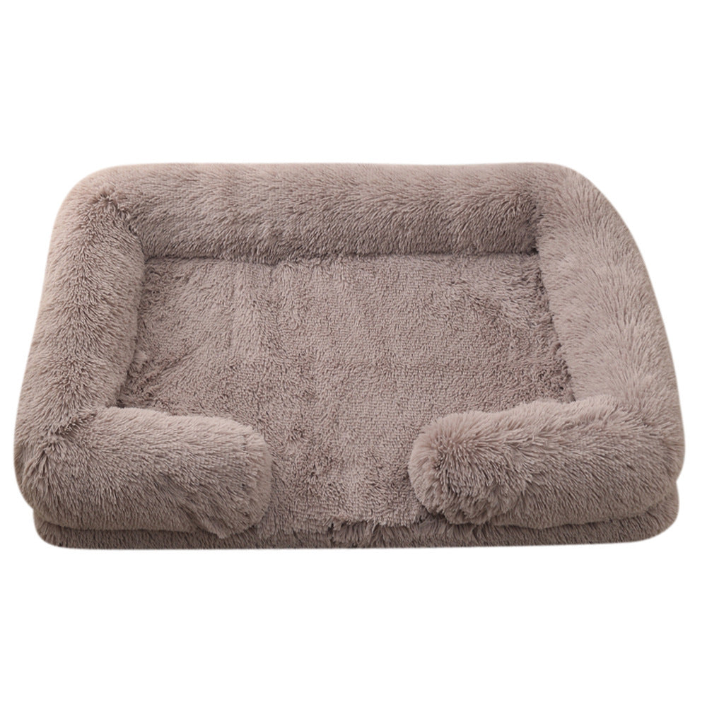 Plush Cozy Winter Pet Bed