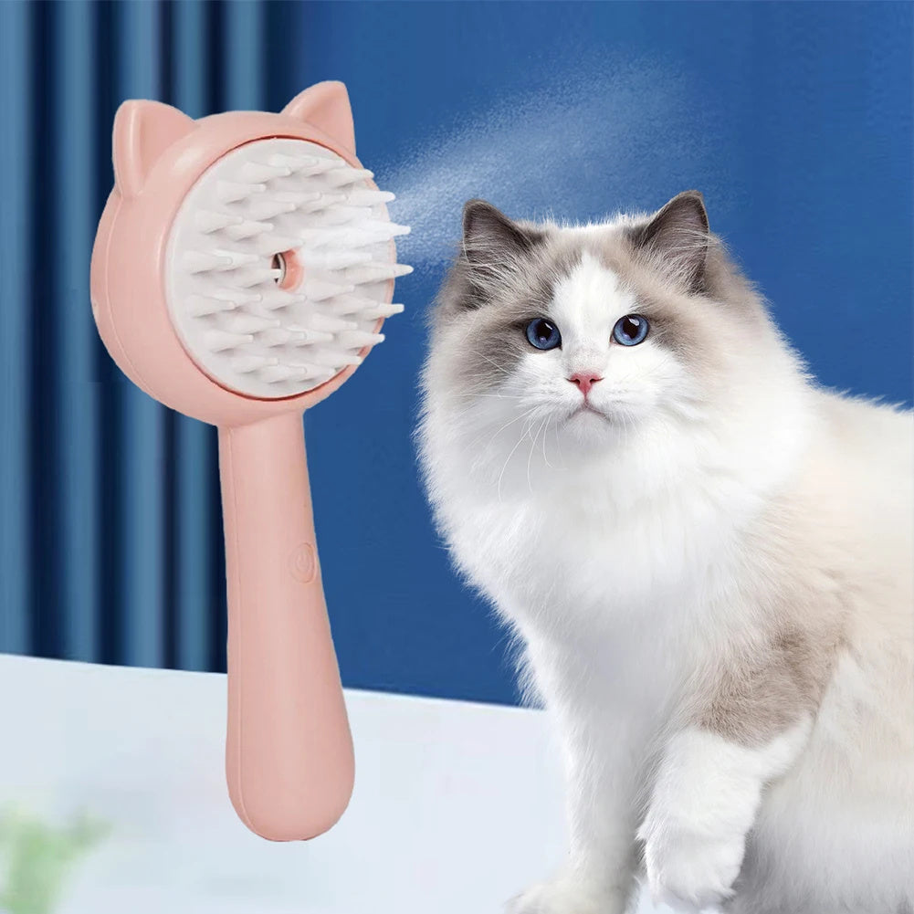 Self-Cleaning Pet Grooming Brush