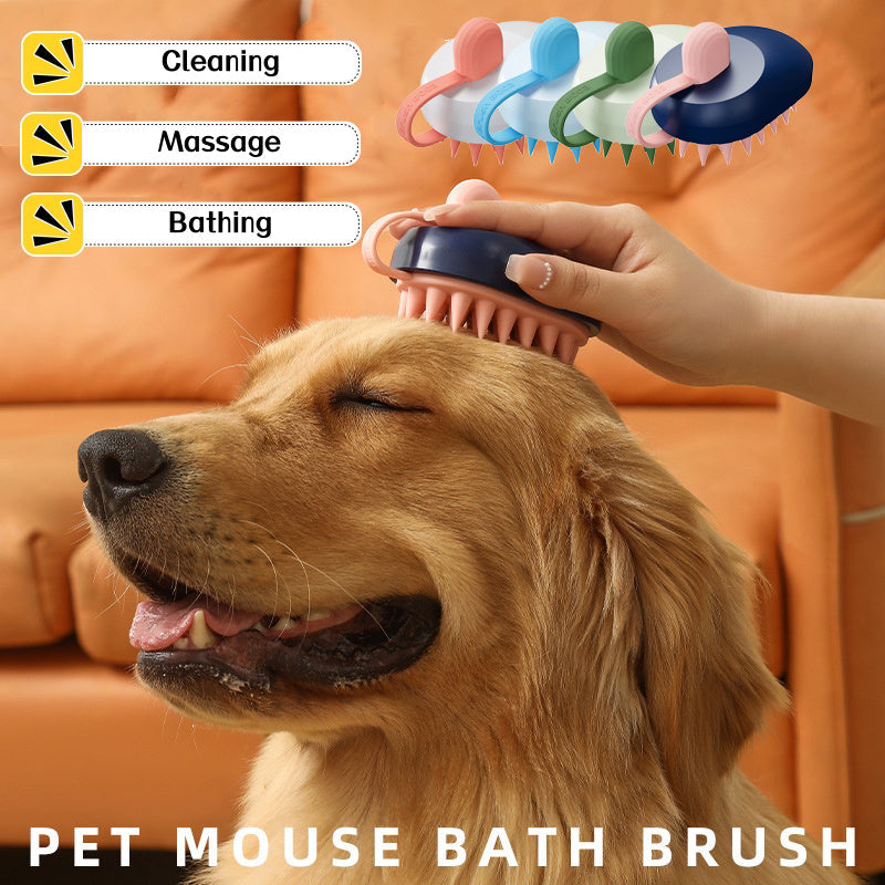 Silicone Pet Bath & Massage Brush