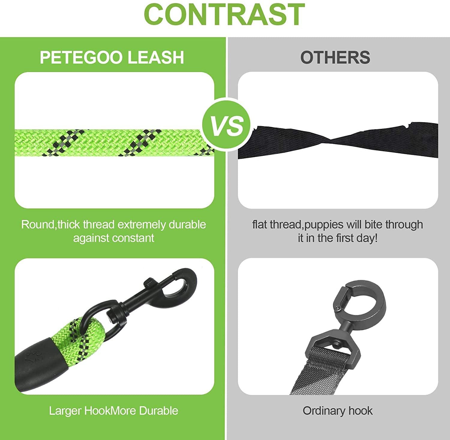 Luminous Dog Leash for Small & Medium Pets