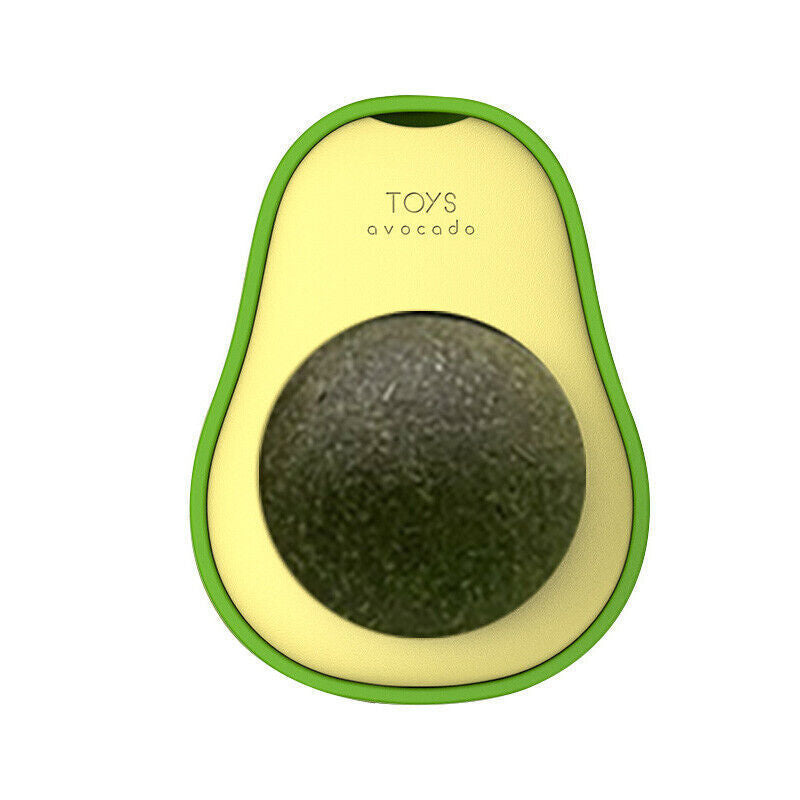 Avocado Catnip Teeth Cleaning Toy