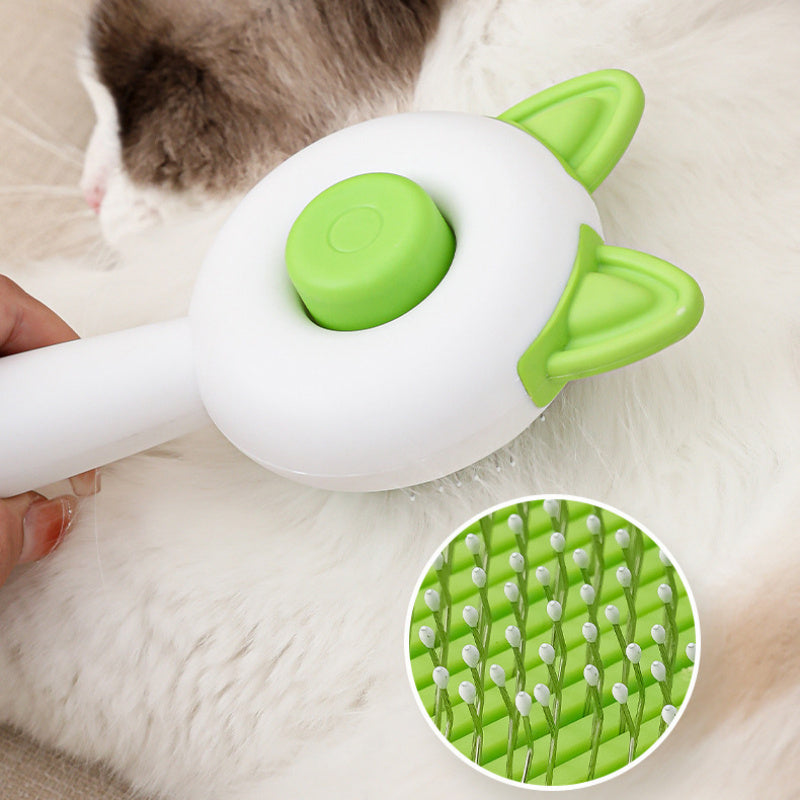 Self-Cleaning Pet Hair Remover Brush