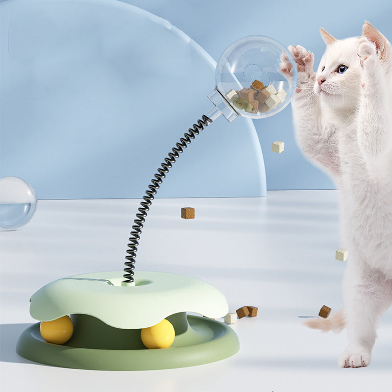 2-in-1 Cat Treat & Toy Turntable