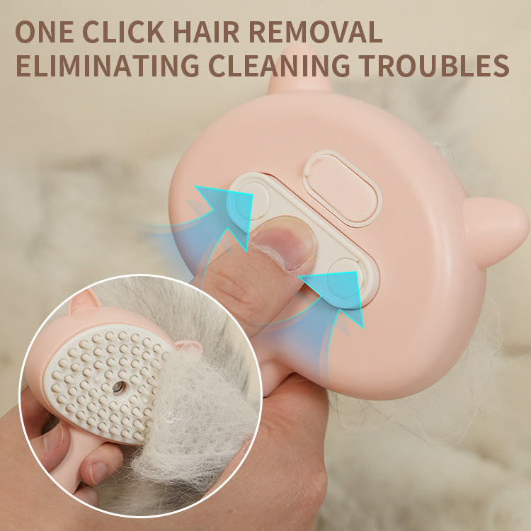 Self-Cleaning Pet Grooming Brush