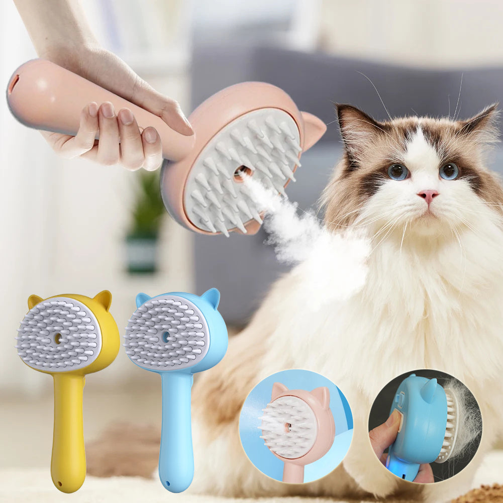 Self-Cleaning Pet Grooming Brush