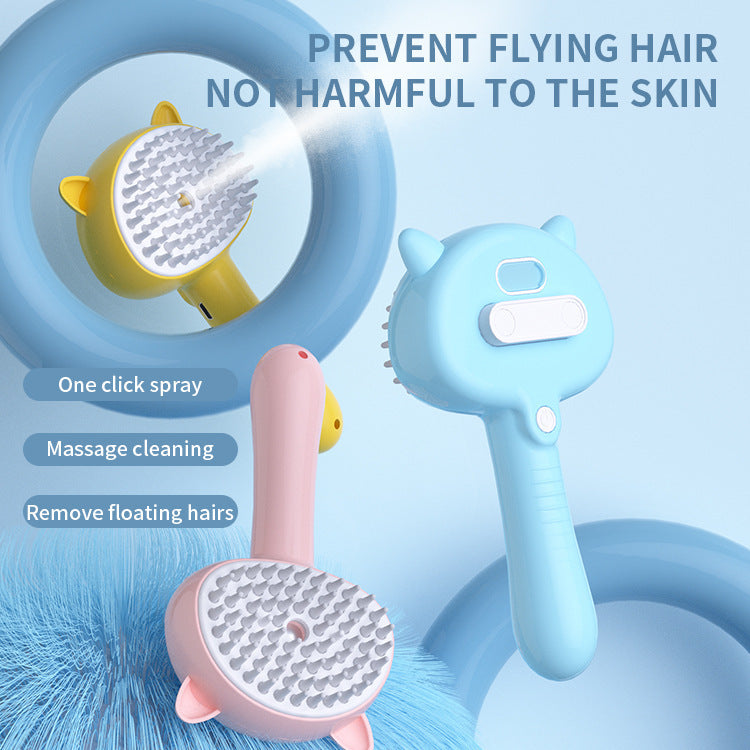 Self-Cleaning Pet Grooming Brush
